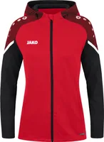 JAKO Kapuzenjacke Performance 40 Rot/Schwarz