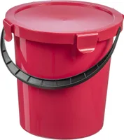 Kbelík s víkem Plast Team Berry 5 l tmavě šedý