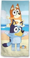 Bluey und Bingo Kinder Mikrofaser Strandtuch Handtuch Badetuch 70 x 140 cm
