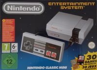 Nintendo Classic Mini NES-Mini Mini 30 her Classic - Stav: velmi dobrý Konzole + kabel + 1 ovladač