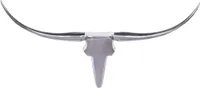tinkaro Bull Geweih ARTARE Aluminium Wanddekoration Silber