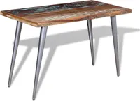 vidaXL Esstisch Altholz Massiv 120x60x76 cm
