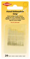 KLEIBER Hand-Nähnadel-Set 20-teilig lang 34 37 und 40 mm