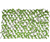 UNUS® Rankgitter Deko Sichtschutz Weide künstliche Hecke mit Blättern 90x180cm