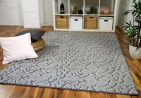 Günstig & Qualität Teppiche Feltback Eton Grau Silber Schlafzimmer L Jede Größe