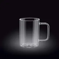 Wilmax Thermoglas-Becher, doppelwandig, 400 ml, WL-888720/A