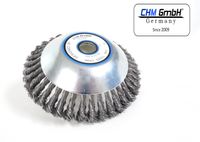 CHM GmbH® Unkrautbürste Motorsense Freischneider 200 x 25,4 mm - 3 PS geeignet