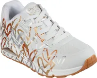 Skechers Uno - Metallic Love - Weiß / Gold Synthetik Größe: 42 Normal
