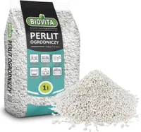 BIOVITA Perlit 1L - Perlite für Pflanzen zur Boden Substratverbesserung - 3-6mm - Bodenverbesserung - Feuchtigkeitsspeicher Substrat - Ideal für Garten & Zimmerpflanzen