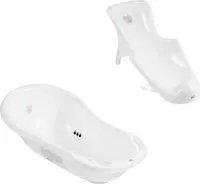 Hylat Baby Baby Badewanne Set mit Badewannensitz - für Neugeborene und Babys - stabil und bequem
