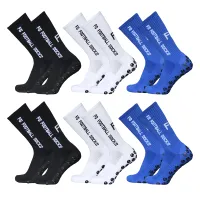 Fußballsocken 6er-Pack Sportsocken Rutschfeste Sportstrümpfe gr.39-46