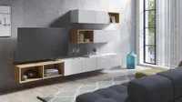Furmeb24 - CALABRINI 25 - nástěnná skříňka , nástěnná skříňka, (bílá)