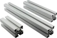 ALU Profil Aluprofil 40x40mm light Nut 8 Aluminium Systemprofil Typ I 400mm
