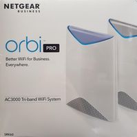 Netgear Orbi Pro SRK60-100EUS Business AC3000 Tri-Band Mesh WLAN System, bis zu 350m²