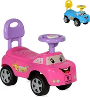 Lorelli Rutscher Kinderauto My Friend, ab 12 Monaten, Musikfunktion, Rückenlehne in rosa