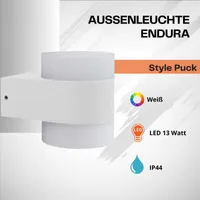 Ledvance Außenleuchte Endura Style Updown weiß Up- & Downlight