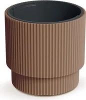 Blumentopf Milly für Innen- und Außenbereich Pflanzgefäß Pflanztopf aus Kunststoff 298 mm Farbe Ziegelrot