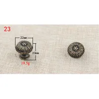 10 stk Antik Möbelknopf Möbelgriffe Schubladen Schrank KNÖPFE MÖBELKNAUF #23