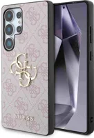 Guess Polyurethan4g Metal Logo Samsung Galaxy S25 Ultra Handyhülle Rosa  Rosa One Size