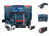 Bosch GKS 12V-26 Professional Akku Handkreissäge 12 V 85 mm + 1x Akku 3,0 Ah + L-Boxx - ohne Ladegerät