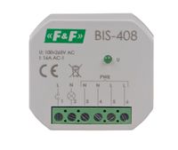 Przekaźnik bistabilny 165V-265V AC 16A 1x NO IP20 Funkcja ON/OFF BIS-408 F&F