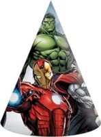 Procos 35137 Avengers Papierhütchen, 23, Bunt
