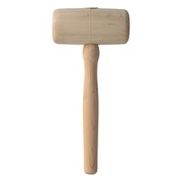 Cut360 Holzhammer | Weißbuche |  Ø 70 mm Länge: 140 mm | 500 g | Vielseitiger Holzklopfer für Holzbearbeitung und Schnitzprojekte | Klöpfel für Zimmerleute, Tischler & Schreiner