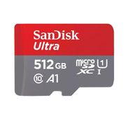 SanDisk SDSQUAC-512G-GN6FA, 512 GB, MicroSDXC, Klasse 10, UHS-I, 150 MB/s, Magnetsicher, Schockresistent, Temperaturbeständig, Wasserdicht, Röntgensicher