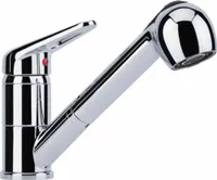 Franke Küchenarmatur Delta Novara Plus, ausziehbare Handbrause, Chrom 115.0347.111
