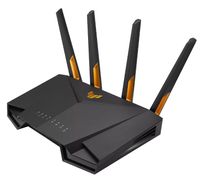 ASUS TUF-AX4200 - Wi-Fi 6 (802.11ax) - Dwuzakresowy (2,4 GHz/5 GHz) - Wbudowany port Ethernet - Czarny - Router stołowy