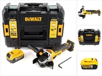 DeWalt DCG 405 NT Akku Winkelschleifer 18V 125mm Brushless + 1x Akku 5,0Ah + TSTAK - ohne Ladegerät
