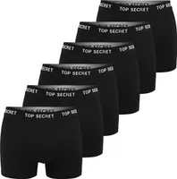 TOP SECRET 6-pack pánské spodní prádlo - Pánské boxerky bavlna, L