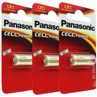 Panasonic PowerMax3 LR1, Lady Size N 3er Spar-Pack