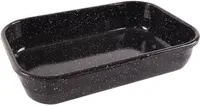Orion Auflaufform Bräter emaillierte Backform mit hohem Rand 34x22x6,5