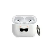 Karl Lagerfeld KLACAPSILCHWH AirPods Pro Hülle /weiss Silikon Choupette