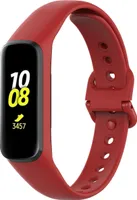 Strap-it Samsung Galaxy Fit 2 Silikonarmband (Rot)