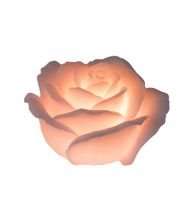 LED Deko Kerze Rose mit Timer D 8cm rosa Formano 12cm H 