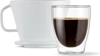 Tchibo Kaffeefilter, Filtergröße 2,  Spülmaschinengeeignet, Keramik, Weiß