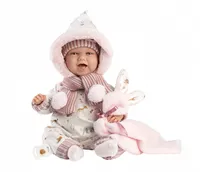 Mimi Babypuppe mit Geräuschen 42 cm, lacht und sagt Mama, Papa