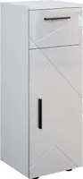 Vicco Midischrank Irma, 30 x 81 cm, Weiß Hochglanz