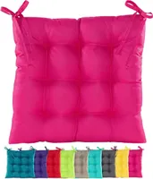 JACK Outdoor Stuhlkissen 38x38cm Lounge Kissen Auflage Wasserfest Sitzkissen Garten Lotus Effekt, Farbe:Pink