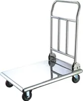 Thermobox-Transportwagen Aus Edelstahl, Traglast 150 Kg, 740 X 480 X 870 Mm