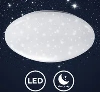 B.K.Licht LED stropní světlo starlight stropní světlo twinkle efekt starlight
