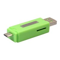 1 Stück Micro USB OTG HUB , Farbe Grün