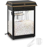 Royal Catering Popcornmaschine - schwarz & golden