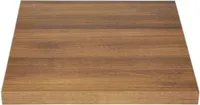 Bolero quadratisch Tischplatte Eiche rustikal 60cm