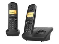 A270A Duo Schwarz Schnurloses Telefon