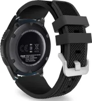 BStrap Silicone Sport Armband für Huawei Watch GT2 Pro, black