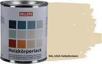 OELLERS Heizkörperlack DIY 1L RAL 1015 Hellelfenbein Heizungsfarbe Heizungslack Heizkörperfarbe
