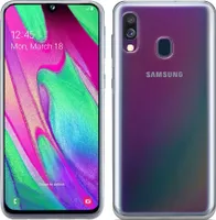 cofi1453® Silikon Hülle Basic kompatibel mit SAMSUNG GALAXY A40 (A405F) Case TPU Soft Handy Cover Schutz Transparent